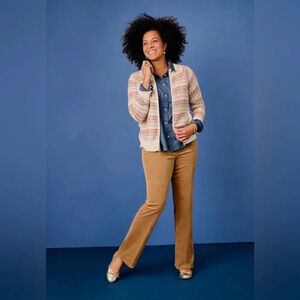 Talbots | New Flare signature soft corduroy fine wale pants Women’s size 14